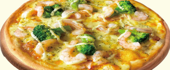 shrimp mayo pizza